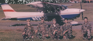 Several cadets that played victims for a Rhode Island wing evaluation flew up in our Cessna